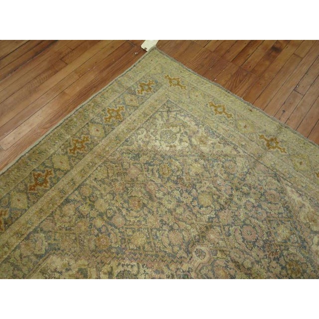 Antique Persian Mahal Rug - 7'3" x 12'6" For Sale In New York - Image 6 of 6