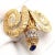 Late 20th Century Rare Ilias Lalaounis Yellow Gold Ram Ares Diamond Ruby Sapphire Large Brooch For Sale - Image 11 of 14