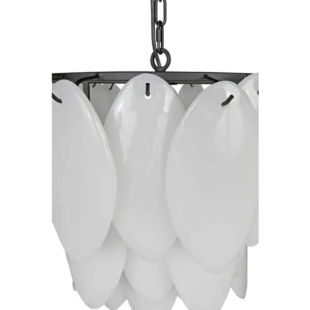 Noir NOIR Lotus Chandelier, Medium For Sale - Image 4 of 6