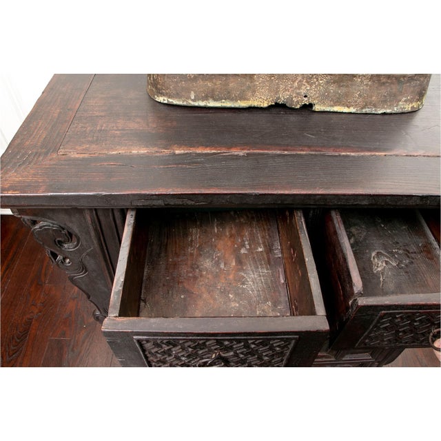 Antique Chinese Ming Dynasty Butterfly Cabinet For Sale - Image 9 of 13