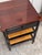 Colonial Revival Turned Leg Cane Side Table For Sale - Image 4 of 12