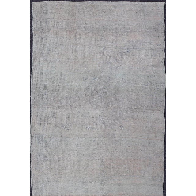 Textile Vintage Turkish Kilim Runner in Soft Pastel Tones 2'10 X 9'3 For Sale - Image 7 of 11