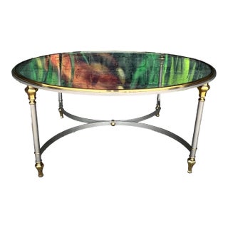 Ethan Allen Round Coffee Table For Sale