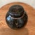 Mid 20th Century Vintage Chinoiserie Stoneware Black Glazed Vessel / Ginger Jar With Lid For Sale - Image 5 of 12