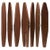 Handcrafted Panama III Bronze and Walnut Wood Screen by Reda Amalou Design For Sale - Image 10 of 10