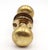 Vintage 2 In. Classic Brass Passage Door Knob Set For Sale - Image 6 of 6