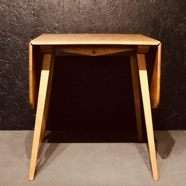 Table with Folding Wings in Elm and Beech by Lucian Ercolani for Ercol, 1960s For Sale - Image 9 of 9