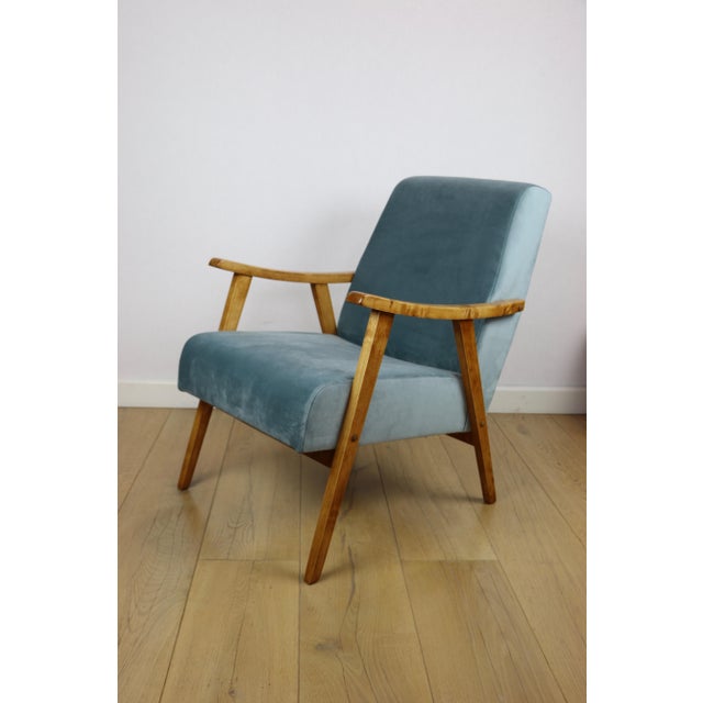 Vintage Light Blue Loft Lounge Chair, 1970s For Sale - Image 10 of 10