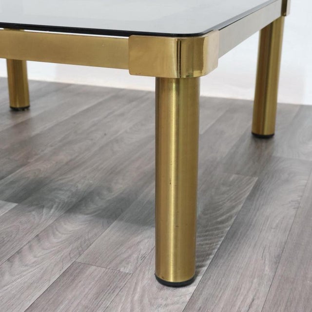 Hollywood Regency Brass Coffee Table, 1970s For Sale - Image 6 of 12
