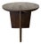 Reclaimed Elm Side Table - Walnut Finish For Sale