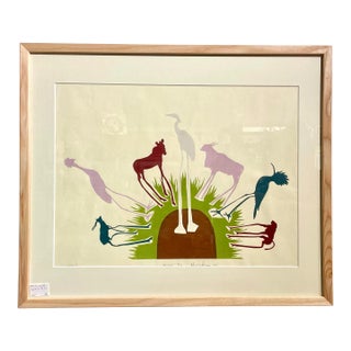 2007 Surrealist Animal 5/20 Limited Edition Screen Print Signed by the Artist For Sale