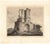 An original early 19th-century lithograph print, John Dugmore of Swaffham, Ruin at Nismes, Tour Magne, Nîmes, France.A...