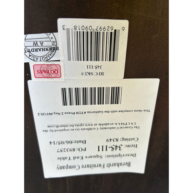 Bernhardt Bernhardt Cubic Side Tables - Pair For Sale - Image 4 of 5