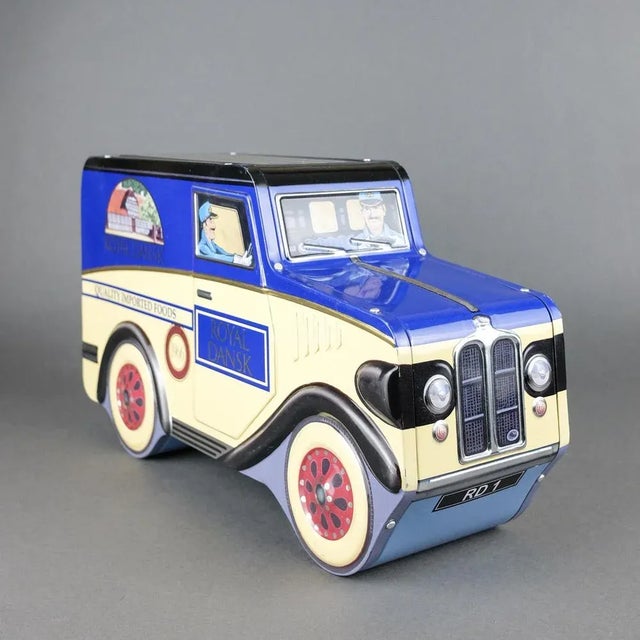 Vintage Danish Biscuit Tin from Royal Dansk For Sale - Image 4 of 15