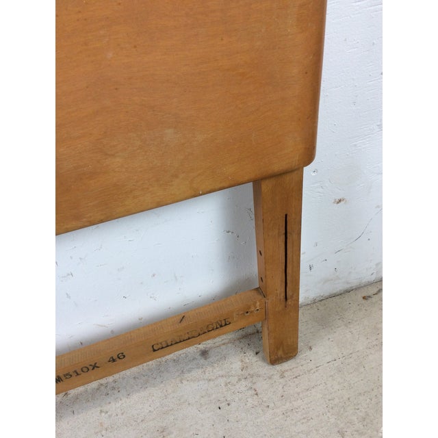 Mid Century Modern Full Size Headboard by Heywood Wakefield For Sale - Image 11 of 17