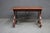 Spanish Spanish Colonial Revival Style Mahogany Desk With Iron Stretcher For Sale - Image 3 of 13