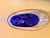 Mid-Century Modern MCM Beranek Art Glass Bowl Cobalt Blue Czech Republic Handmade MidCentury Modern For Sale - Image 3 of 6