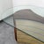Metal Mid Century Modern Dining Table Glass Curved Mirrored Velvet Attributed to Willy Rizzo Italy For Sale - Image 7 of 10