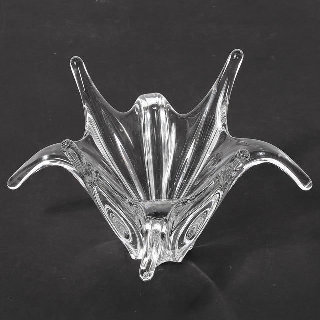 Mid-Century Modern Signed Baccarat Crystal Octopus Bowl For Sale - Image 15 of 15