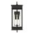 Chapman & Myers by Visual Comfort Studio Cupertino 4-Light Outdoor Extra Large Bracket Lantern Sconce in Textured Black For Sale