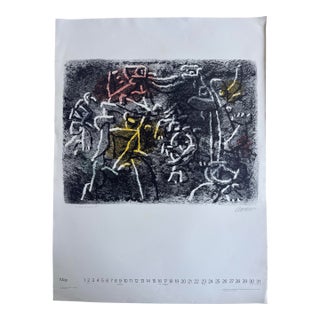 1970s Willi Baumeisler for Universe Books: "Souvenir D'Espagne" Offset Poster. For Sale
