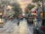 Thomas Kinkade "Carmel, Sunset on Ocean Avenue" on Canvas For Sale - Image 4 of 15
