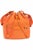Longchamp Le Pliage Neoprene Crossbody Bucket Bag in Citrus Hermes Orange For Sale - Image 11 of 11