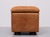 Sheepskin Leather Pouf with Storage, 1970s For Sale - Image 6 of 11