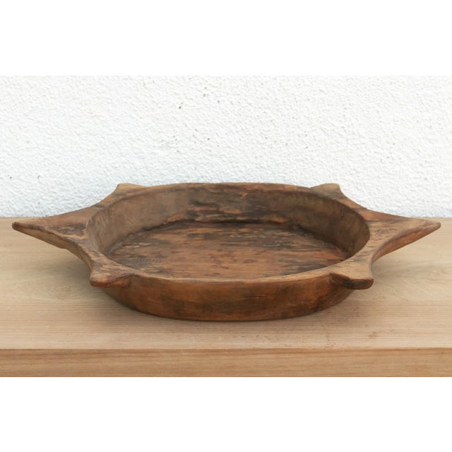 1960s Large Vintage "Turtle" Dough Bowl For Sale - Image 5 of 7