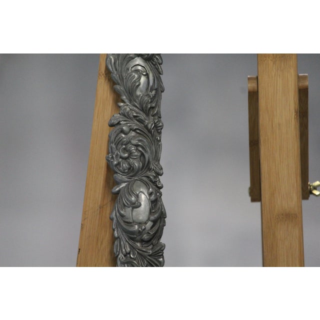 Large Baroque Photo Frame, 1950s For Sale - Image 6 of 12