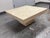Travertine Reverse Bevel Coffee Table, Vintage For Sale In San Francisco - Image 6 of 12
