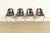 Charles & Ray Eames for Herman Miller DSS Seal Brown Stacking Shell Chairs | Set of Four For Sale - Image 15 of 15