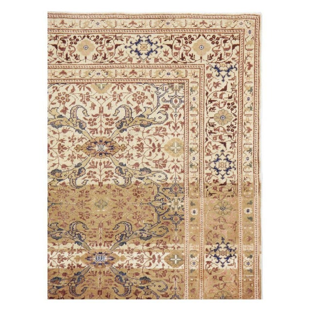 Neoclassical Galerie Shabab Collection Mid-20th Century Handmade Turkish Sivas Accent Rug For Sale - Image 3 of 10