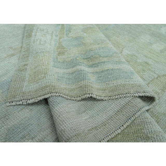 Brown Turkish Oushak Rug 8'10" x 12'2" #19365 For Sale - Image 8 of 8