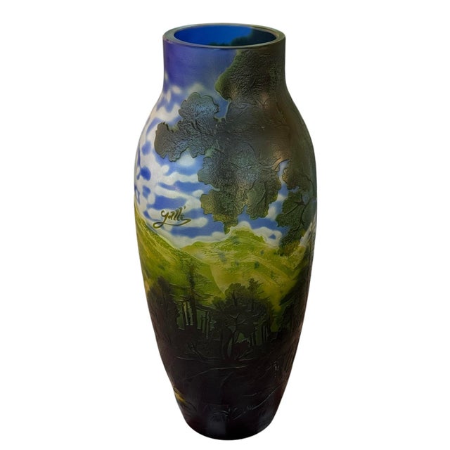 20th Century Galle Reproduction Vase Art Nouveau For Sale In Phoenix - Image 6 of 11