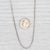Modern Wheat Chain Necklace 29.75" 1.4mm 14k White Gold For Sale - Image 3 of 6