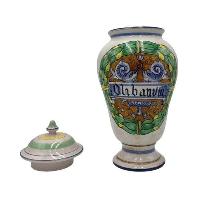 Details: -This wonderful covered urn is perfect for any home and would look lovely on a mantle or kitchen shelf! -Urn...