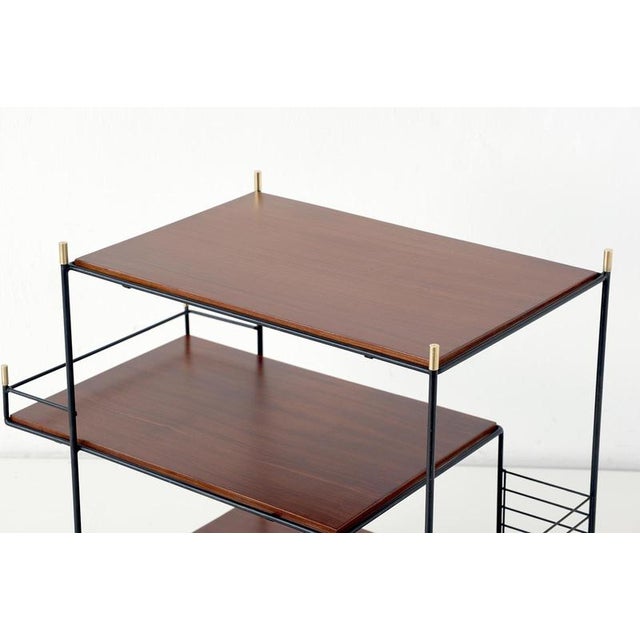 Bar Cart in Walnut, 1960s For Sale - Image 11 of 13