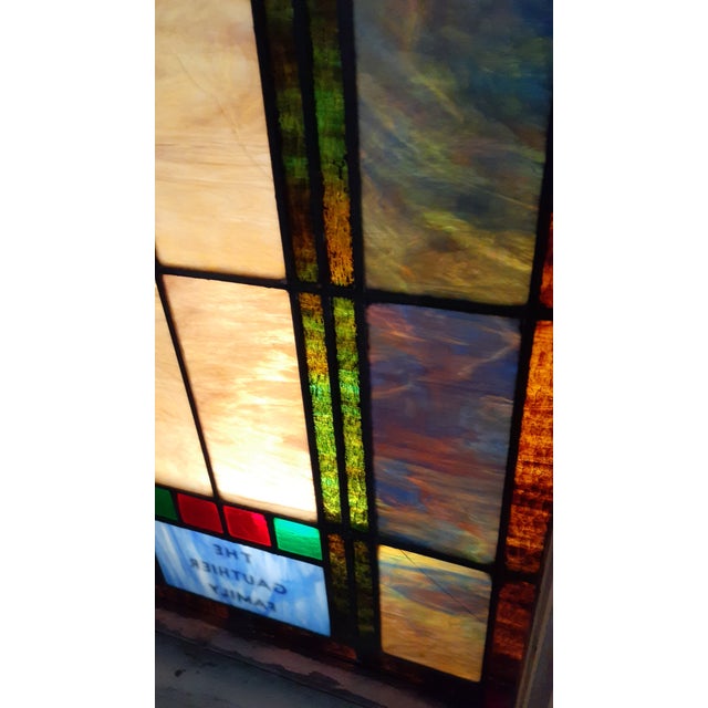 Antique Stained Glass Church Window Chairish