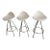 Modern, Set of Three Jesus Gasca for Stua Onda Counter Height Swivel Stools, Purchased at Design Within Reach For Sale
