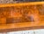 Wood Long Parsons Style Walnut Sofa Table With Burl Walnut Top For Sale - Image 7 of 11