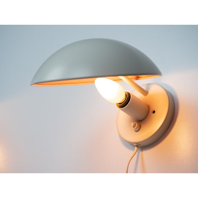 Vintage Danish PH Hat Wall Lamps by Poul Henningsen for Louis Poulsen, 1961, Set of 2 For Sale - Image 6 of 10