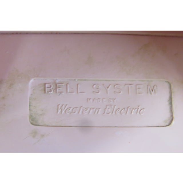 Western Electric Bell System Pink Telephone Classic Rotary Dial Phone 4575b For Sale - Image 12 of 18