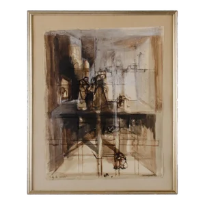 Michael Mazur “Study of Levels” Painting, 1962