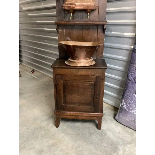Late 19th Century French Antique Farmhouse “Lavabo”/Washstand For Sale - Image 5 of 6