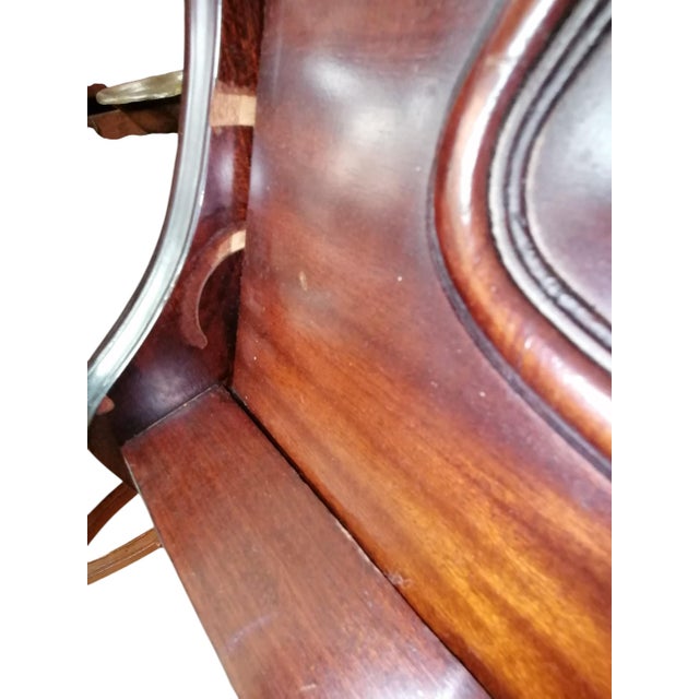 Brown Vintage Secretaire with Flap, 1950s For Sale - Image 8 of 13