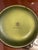 1950s Mid 20th Century Evans Hand- Enameled Green Pear Lighter and Tray With Leaf Accent For Sale - Image 5 of 12