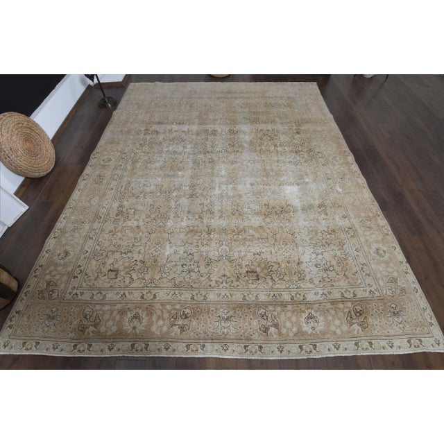 Vintage Persian Hand-Knotted area rug is a semi-antique vintage area rug. The '70s Eastern region of Anatolian's unique...