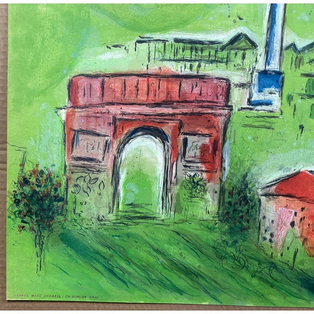 Marc Chagall Roméo Et Juliette / Paris, Le Plafond De L'opéra - Hand-signed "pour Marc", 1964 - Signed For Sale - Image 11 of 12