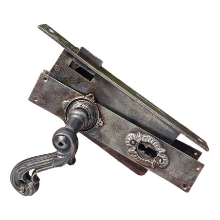 18th Century Cast-Iron Escutcheons and Handles For Sale